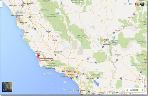 Google Maps California coast