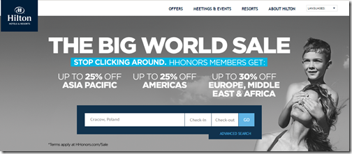 Hilton Big World Sale May13-2016