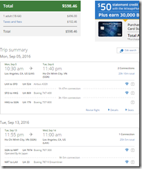 LAX-SGN $599 UA Sep5-13