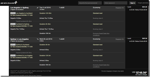 LAX-SYD $748 UA Jul5-20