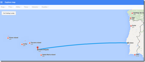 LIS-Azores ow fares Nov 27