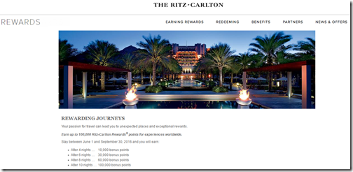 Ritz-Carlton 100K June 1-Sep 30-16