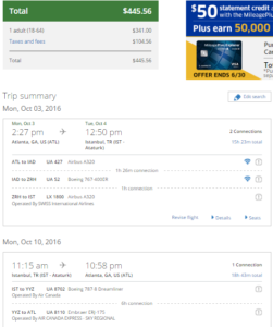 ATL-IST $446 UA Oct3-10