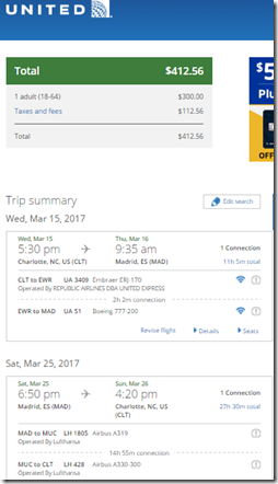 CLT-MAD $412 UA April