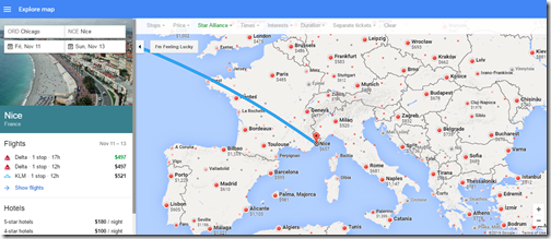 Google Flights Chicago-Europe Nov11-13 SkyTeam