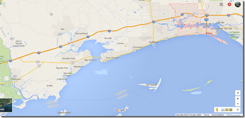 Google Maps Mississippi Coast