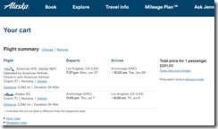 LAX-ANC $281 AS June 27-Jul7