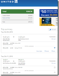 OSL-SFO $391 UA Oct4-11