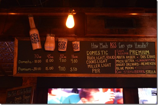 Prohibition beer prices