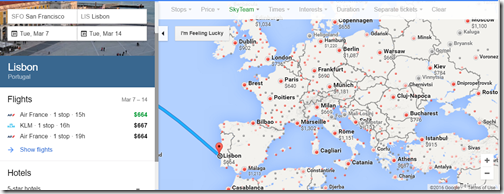 SFO-Europe DL Google Flights Mar7-14