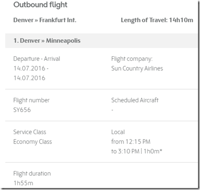 DEN-FRA $317 Condor-Sun Country connection