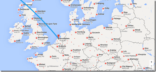 Google Flights SFO-Europe Sep 12-19