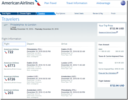 PHL-LGW $723 Dec 19-29 AA