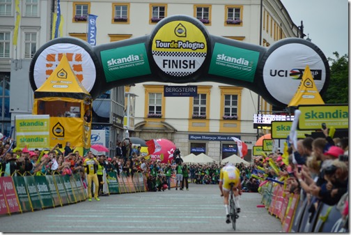 Tour of Poland finish line