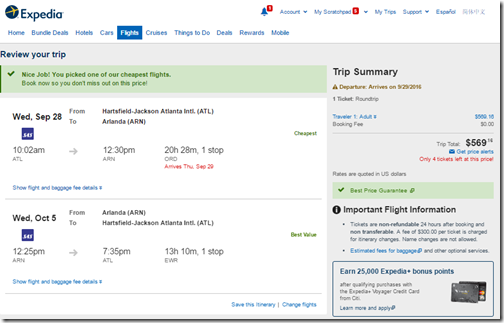 ATL-ARN $569 Expedia Sep 28-Oct 5