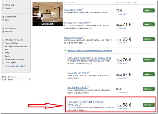 DoubleTree Kosice 58 EUR rate