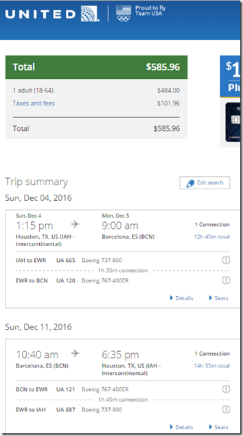 IAH-BCN $586 UA Dec4-11