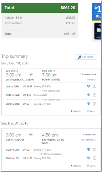 LAX-DUB $661 UA Dec18-31