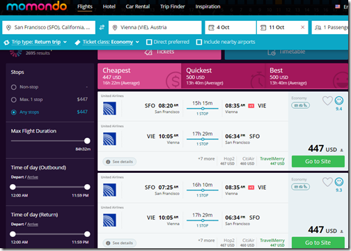 SFO-VIE $447 Momondo-ota Oct4-11