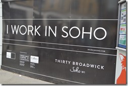 Soho Work sign