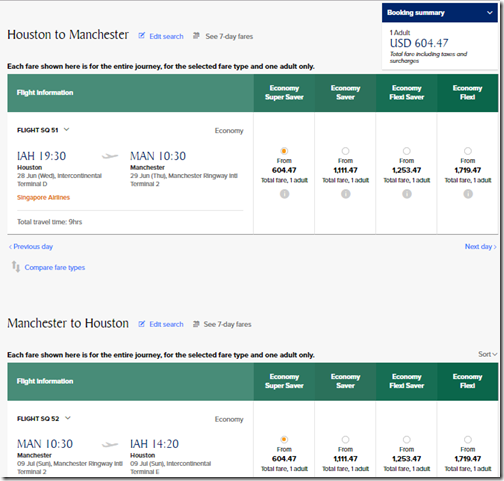 IAH-MAN SQ $604 June28-Jul9