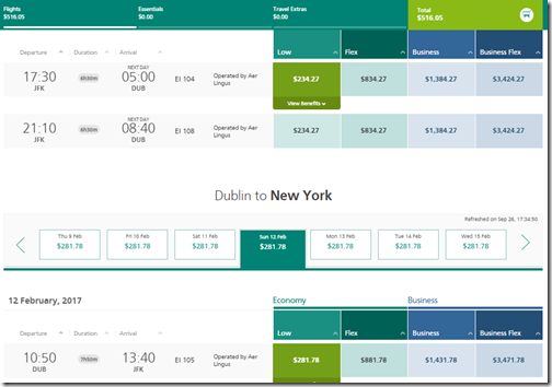 JFK-DUB $516 Aer Lingus Feb4-12