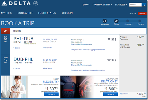 PHL-DUB $467 DL Oct9-17