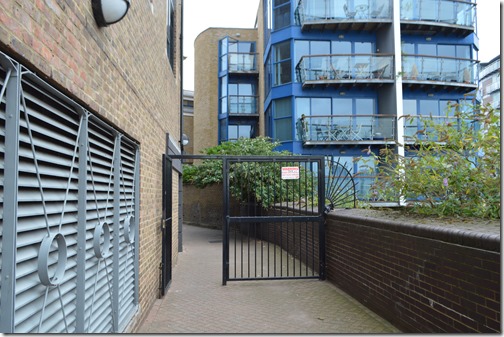 Riverside Walk gate