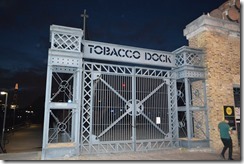 Tobacco Dock at night