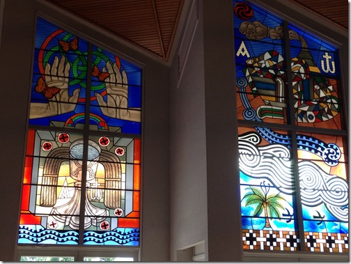 Holy Trinity glass murals