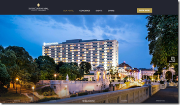 InterContinental Vienna homepage