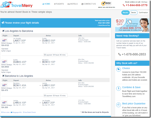 LAX-BCN $433 BA-ota Apr21-29