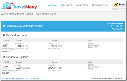 OAK-LGW $631 BA Travelmerry Jul1-10