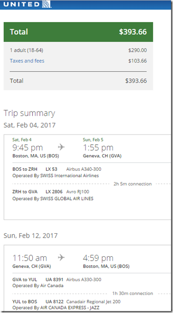 BOS-GVA $394 UA Feb4-12