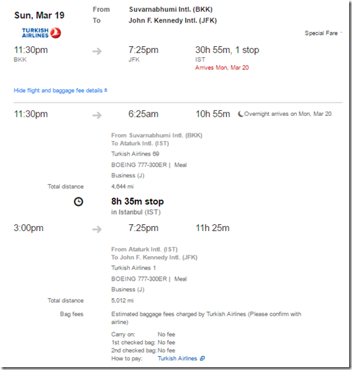 JFK-BKK-2 $3055 TK-J Mar11-19