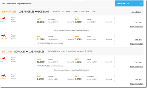 LAX-LHR $2082-ota Avianca Apr8-15