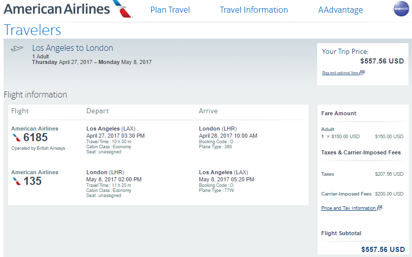 LAX to London $555 nonstop Jan 10-May 11 all alliances – Loyalty Traveler