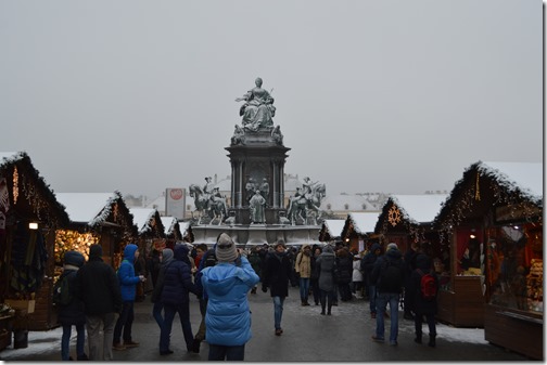 Vienna Maria Theresa Square Xmas