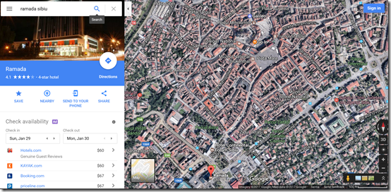 Sibiu Google Maps Sat