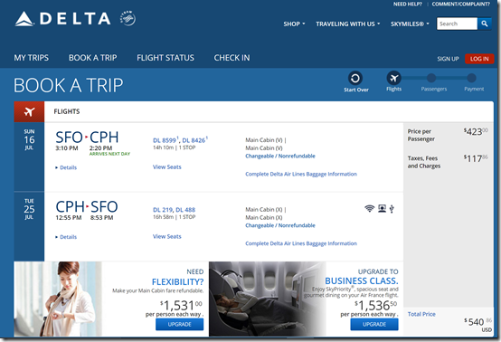 sfo-cph $541 DL Jul16-25