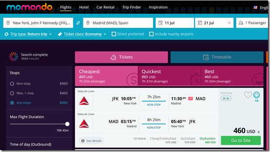 JFK-MAD $460-ota DL Jul11-21