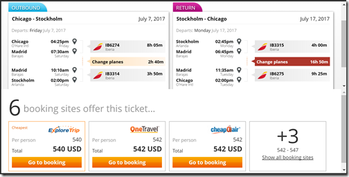 ORD-ARN $540 IB Jul7-17