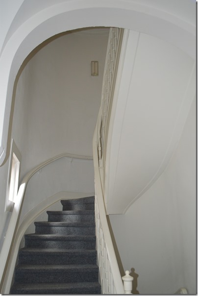 a close-up of a staircase