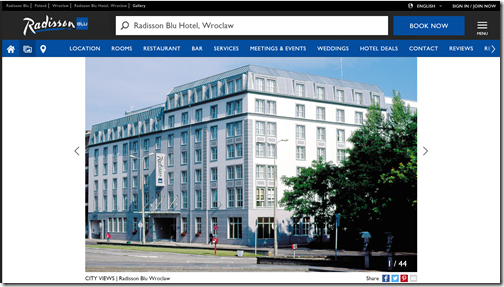Rad Blu Wroclaw building
