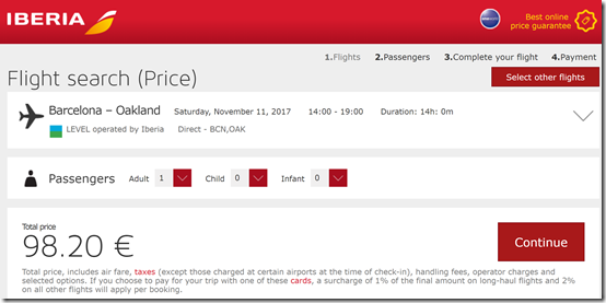 BCN-OAK $106 IB Nov11