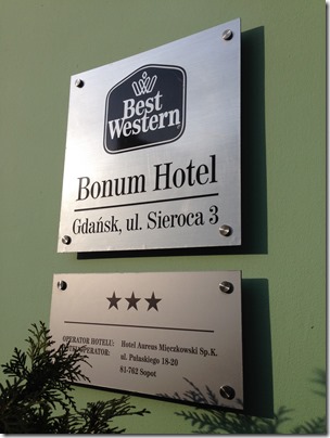 BW Bonum sign