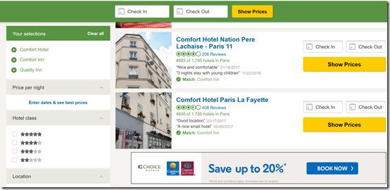 Choice Paris Tripadvisor