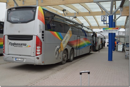 a bus parked at a bus stop