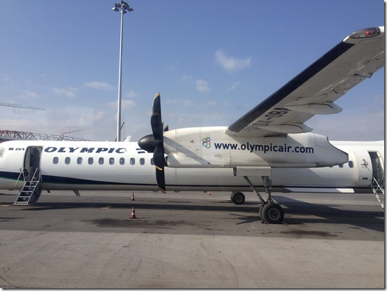 a plane parked on the tarmac