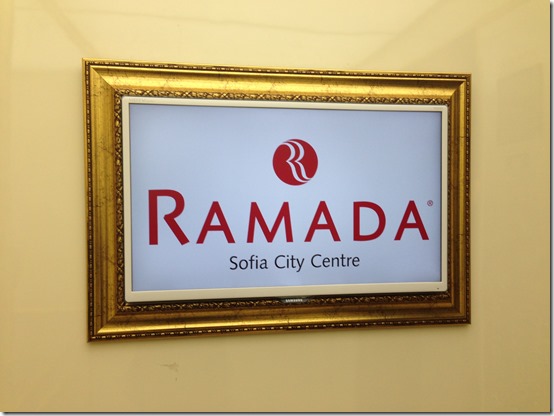 Ramada Sofia sign